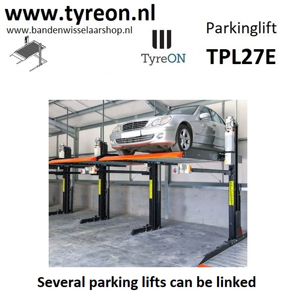 TyreON TPL27E Pont parking 2 colonnes 2.7T - Hauteur 217 cm